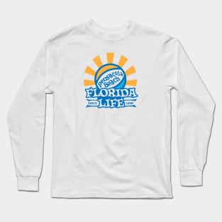 Pensacola Beach Rays (Full Color) Long Sleeve T-Shirt